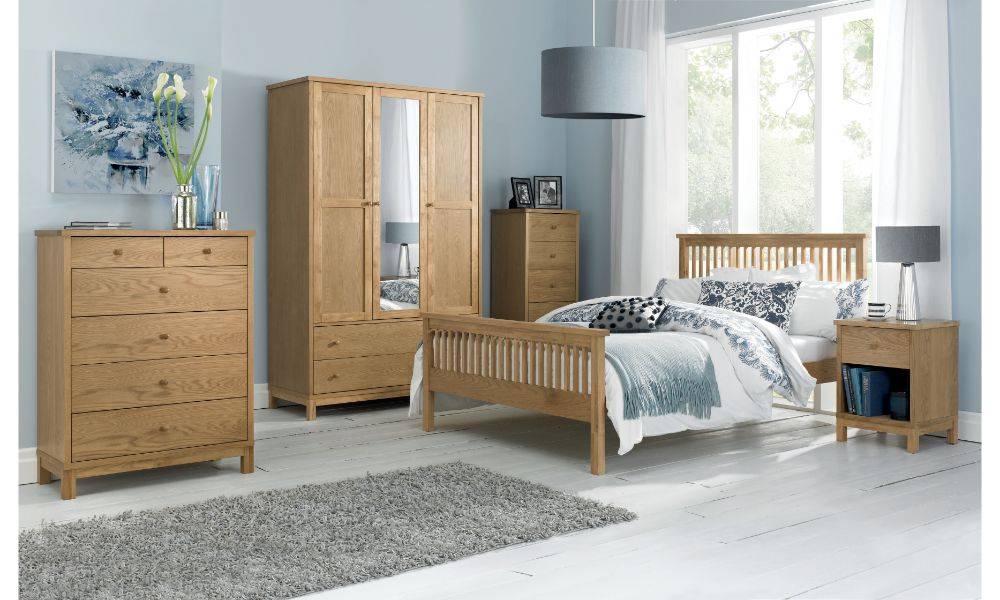 atlanta oak bedroom furniture
