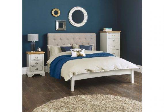 Hampstead Soft Grey and Oak Bedroom Furniture