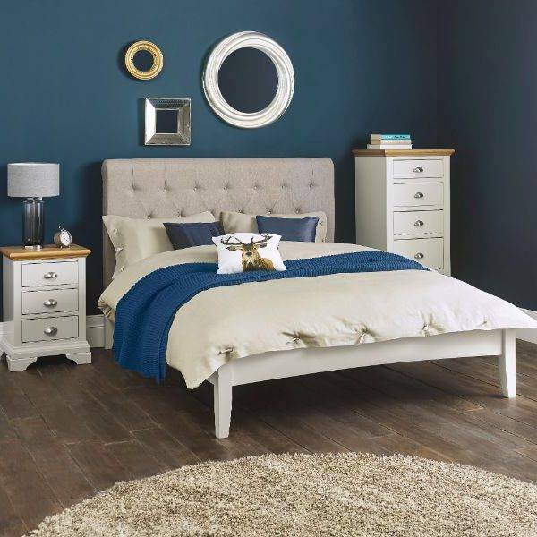 Hampstead Soft Grey and Oak Bedroom Furniture