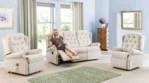 Woburn lift & rise recliners in Burton on Trent shop / showroom