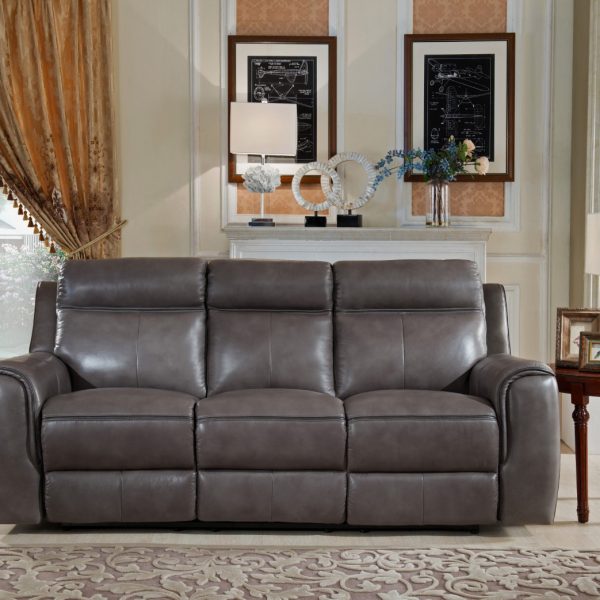 Florence leather 3 seater sofa in Swadlincote